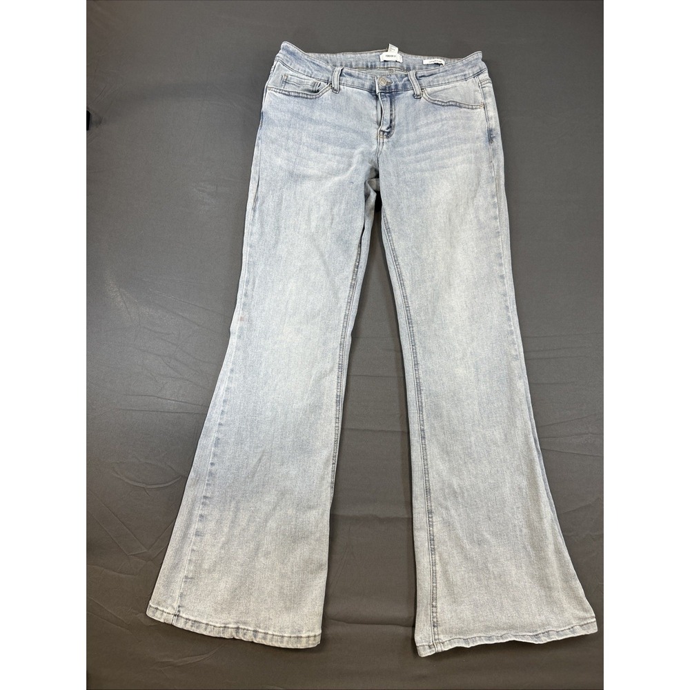 Forever 21 Jeans Womens 28 Low Rise Flare Denim Pockets